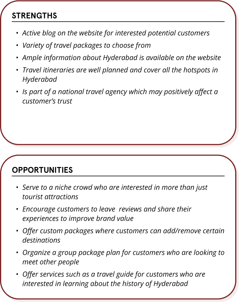 SWOT Analysis - Strengths and Opportunities